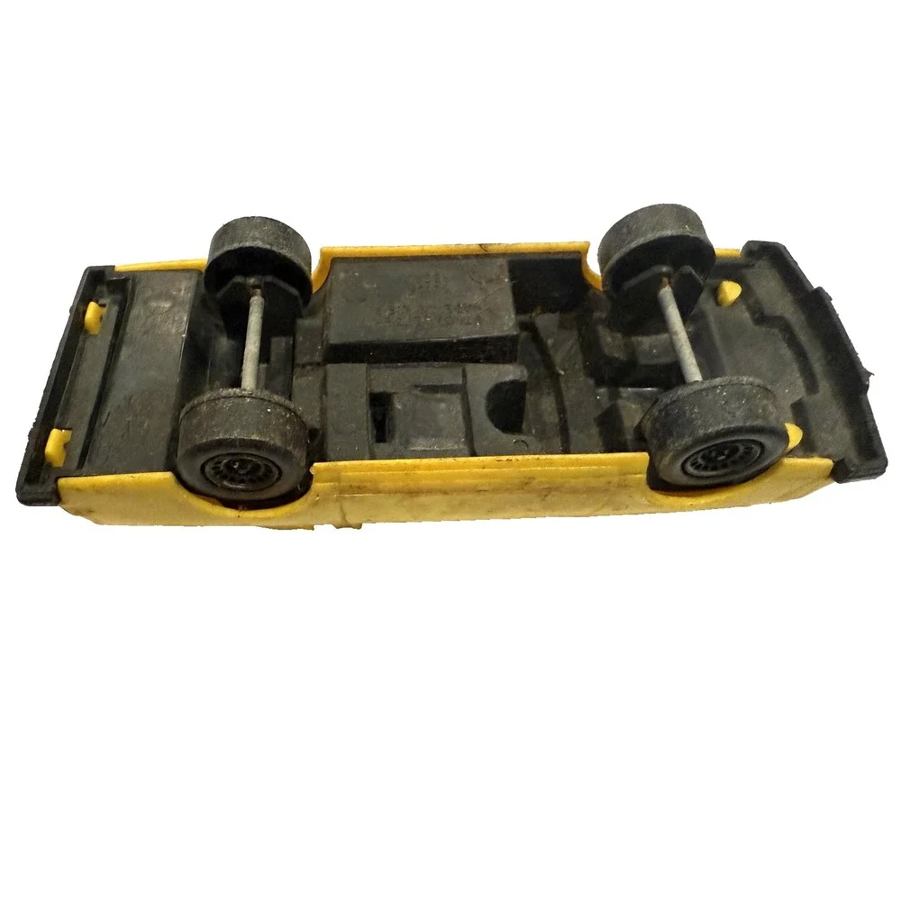 Vintage Buick‎ Regal Stock Car Toy Yellow Plastic Demolition Derby Made USA 80s